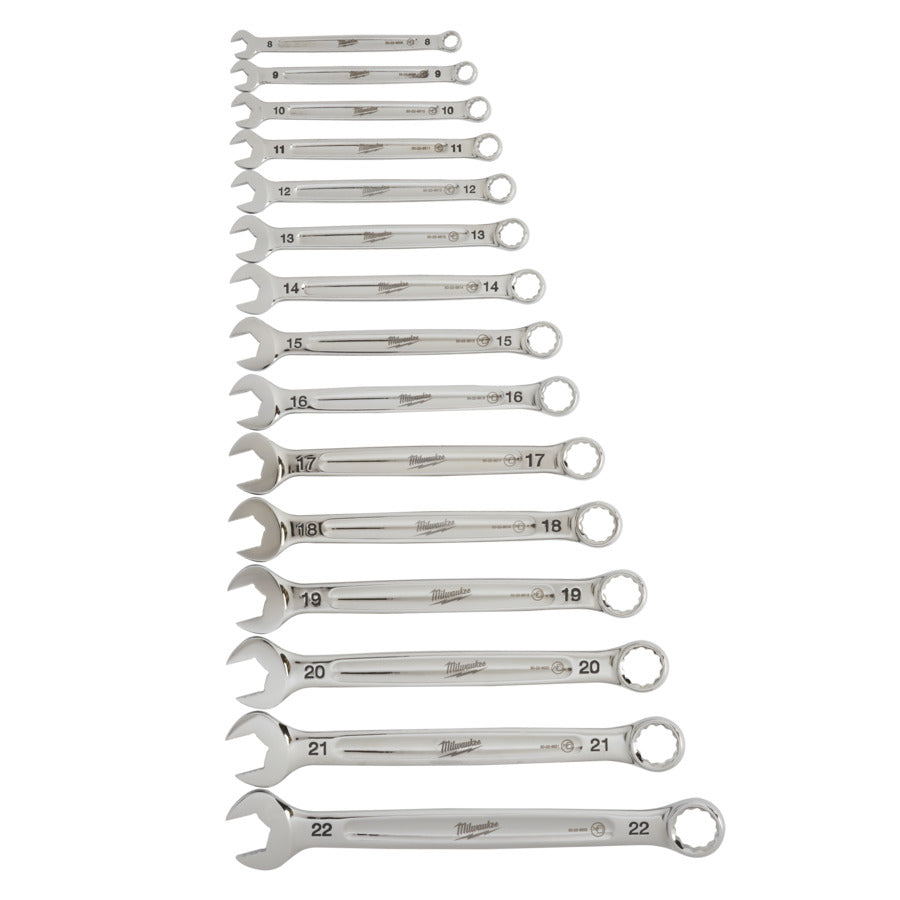 Milwaukee 4932464258 Maxbite Combination Spanner Set - 15 Piece