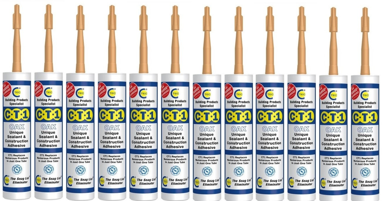CT1 Sealant & Adhesive Oak 290ml (Box of 12)