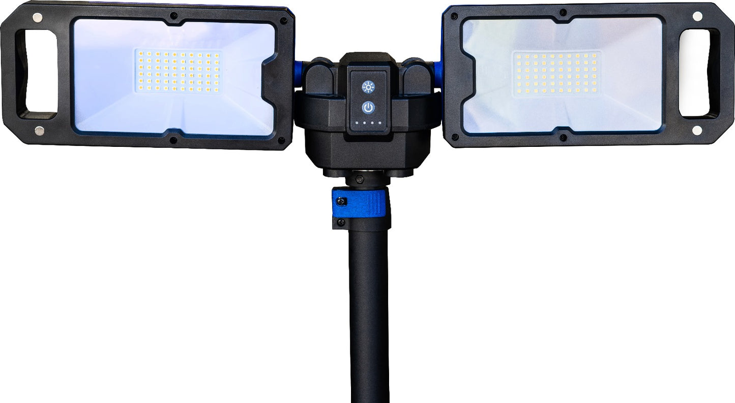 Powerhand SIN-100.2195 5000 Lumen Rechargeable Tripod Flood Light