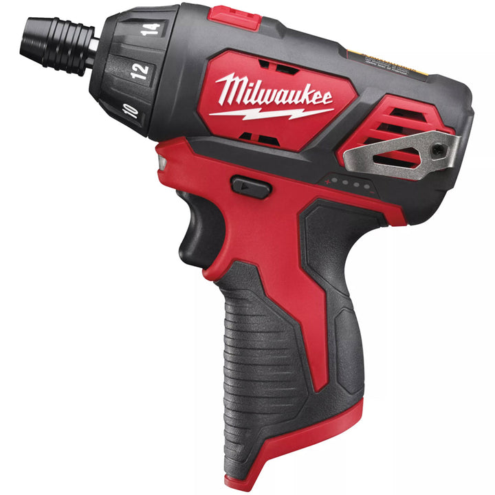 Milwaukee M12SET1D-152B 12v Sub Compact Screwdriver - 2x 1.5ah Li-Ion Batteries