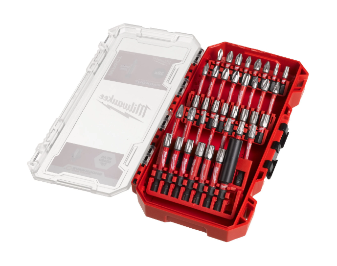 Milwaukee 4932492009 Shockwave Impact Screwdriver Duty Bit Set - 38 Piece