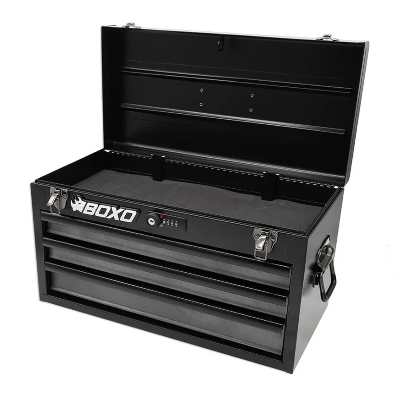 Boxo ECC20301L-SBK1 3 Drawer Tool Box With Combination Lock