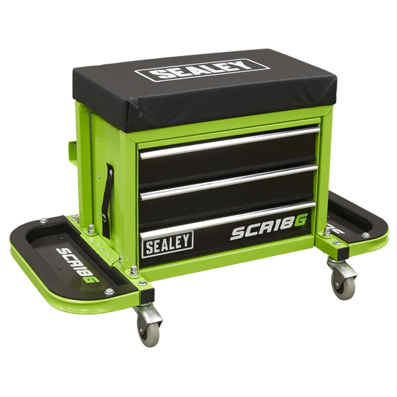 Sealey
Mechanic's Utility Seat & Toolbox - Green