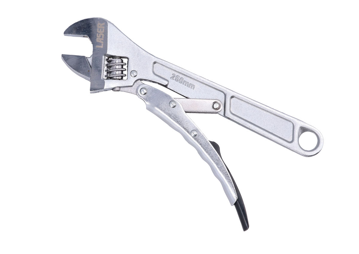 Laser 8975 Locking Adjustable Wrench - 250mm