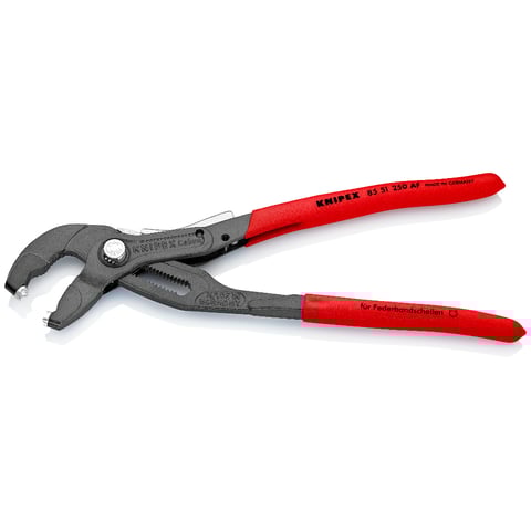 Knipex 85 51 250 AF Spring Hose Clamp Pliers With Retainer - 250mm