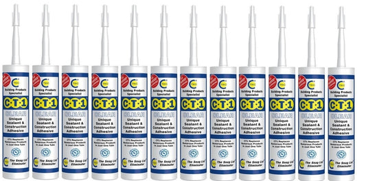 CT1 Sealant & Adhesive Clear 290ml (Box of 12)