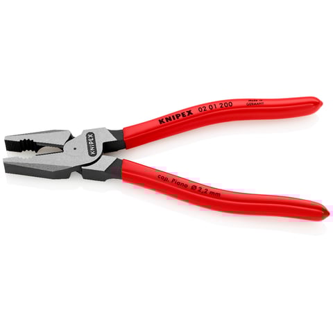 Knipex 02 01 200 High Leverage Combination Pliers - 200mm