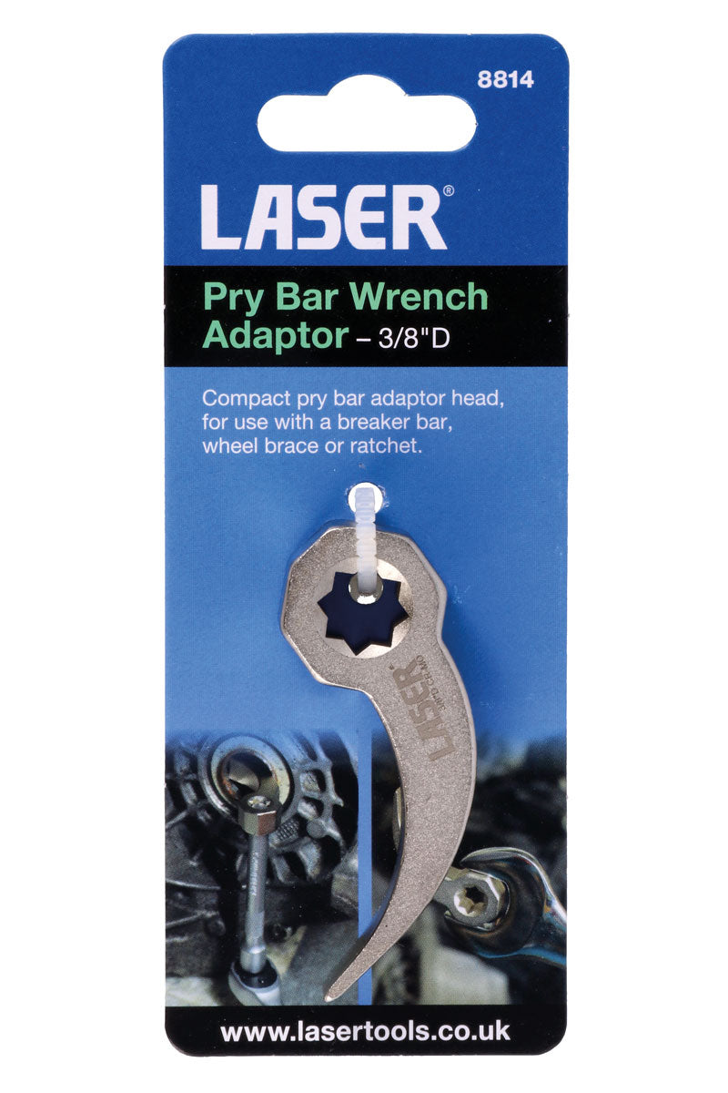 Laser 8814 Pry Bar Wrench Adaptor 3/8" Drive