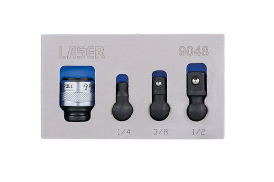 Laser 9048 3/8" Drive Impact Universal Joint Set - 4 Piece
