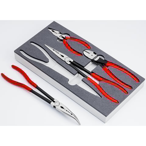 Knipex 00 20 01 V16 Plier Set In Foam - 4 Piece