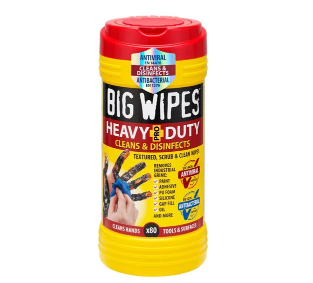 Big Wipes 2420 Red Top 4x4 Heavy Duty Pro+ - 80 Wipes