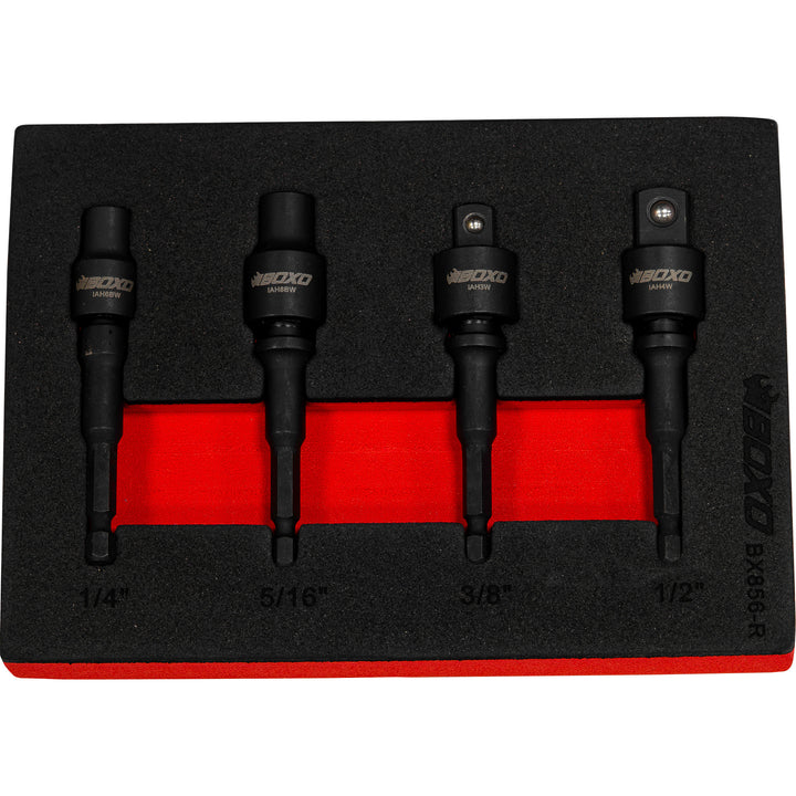 BOXO 4Pc Master Impact Swivel Set
