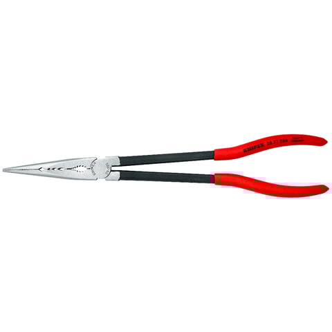 Knipex 28 71 280 Straight Long Reach Need Nose Pliers With Transverse Profiles - 280mm