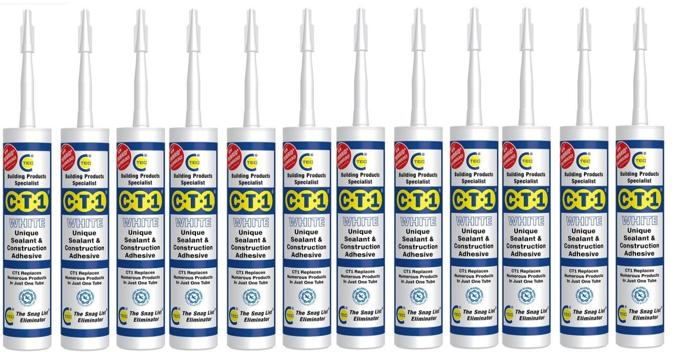 CT1 Sealant & Adhesive White 290ml (Box of 12)