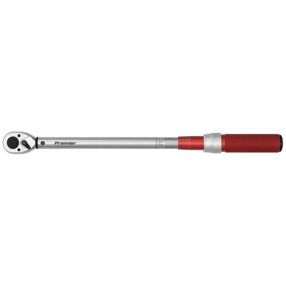 Sealey
Premier Calibrated Micrometer Torque Wrench 1/2"Sq Drive 40-220Nm