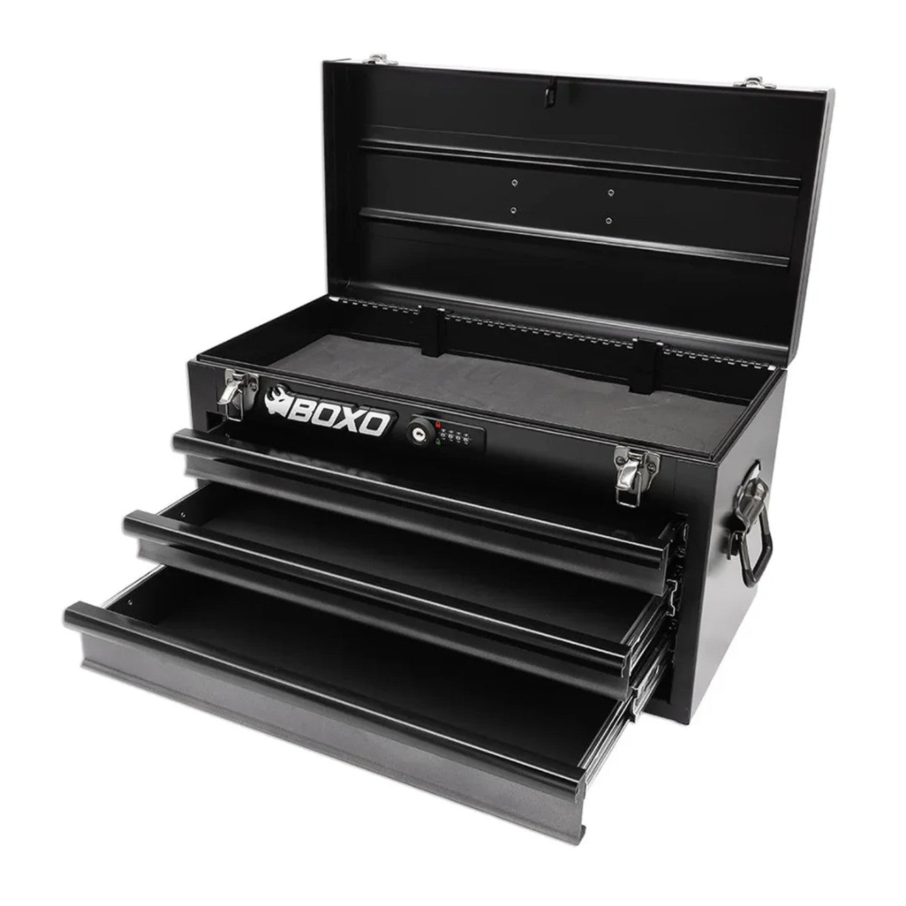 Boxo ECC20301L-SBK1 3 Drawer Tool Box With Combination Lock