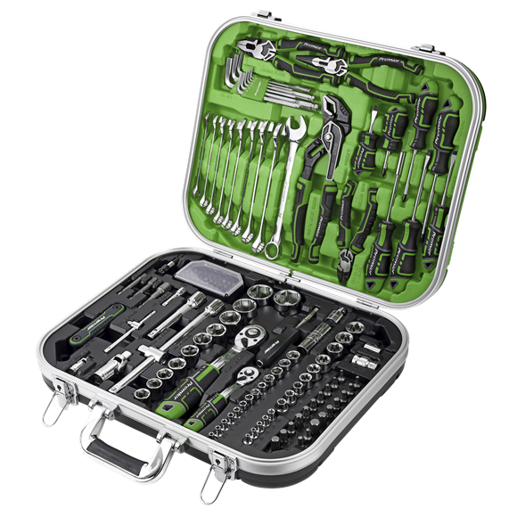 Sealey
Premier Mechanic's Tool Kit 144pc - Hi-Vis Green