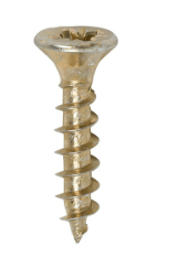 Timco 40020SOLOC Solo Chipboard & Woodscrews PZ Double Countersunk - Yellow (4 x 20mm)