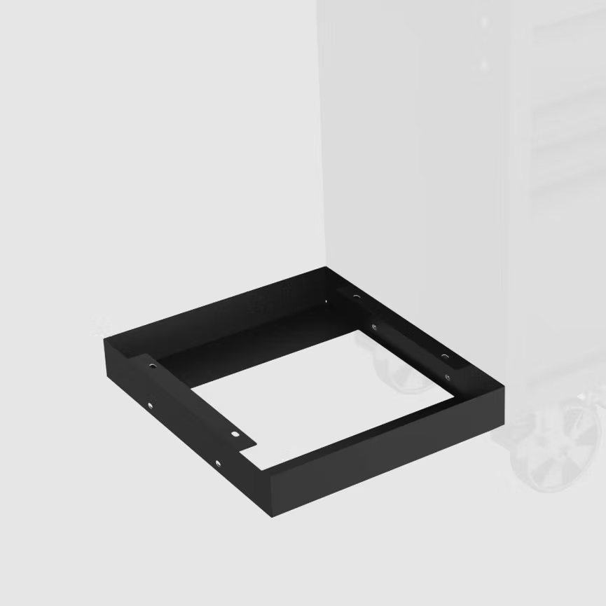 BOXO Pro Half Height Side Locker with a Support Base - TB-UATD2000+TB-P-UATD20-01-BK