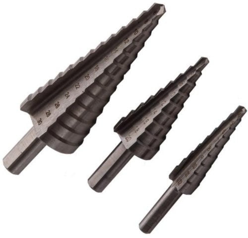 Abracs SDKIT3 HSS-G Step Drill Kit - 3 Piece