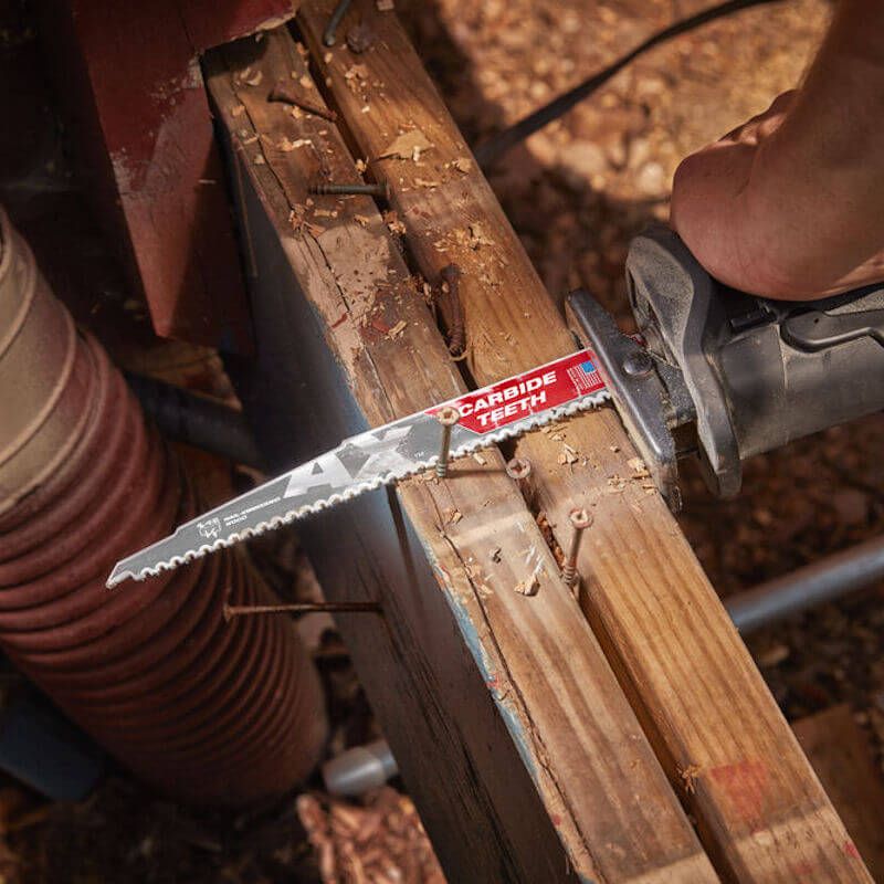 Milwaukee 48005526 5 Pack Heavy Duty Demolition Sawzall Blades - 230mm x 5TPI