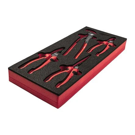 Milwaukee 4932498669 Plier Set In Foam - 4 Piece