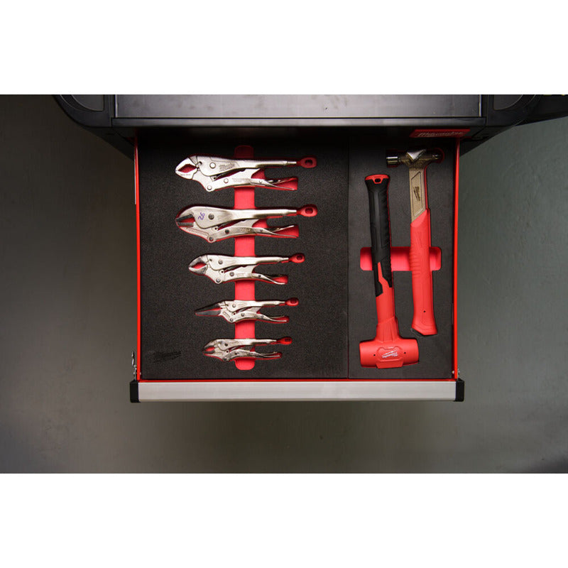 Milwaukee 4932493634 5pc Torque Lock Locking Pliers Set with Foam Insert Steel Storage