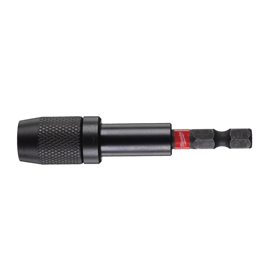 Milwaukee 4932459398 1/4" Hex Shockwave Impact Duty Locking Bit Holder - 73mm