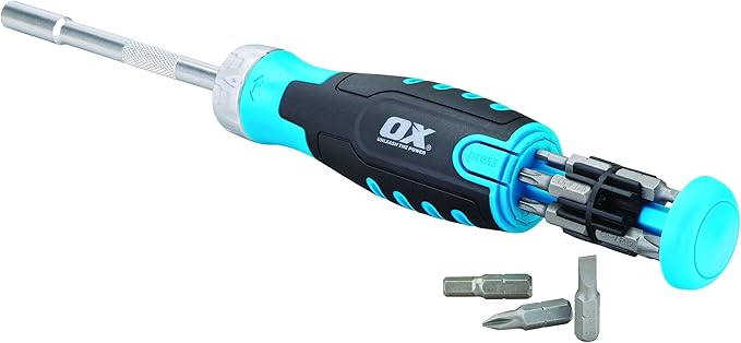 Ox Tools OX-P361501 Pro Multi Bit Ratchet Screwdriver