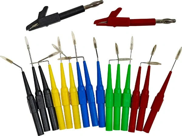 POWERHAND 17Pc Universal Back Probe & Alligator Clip Set