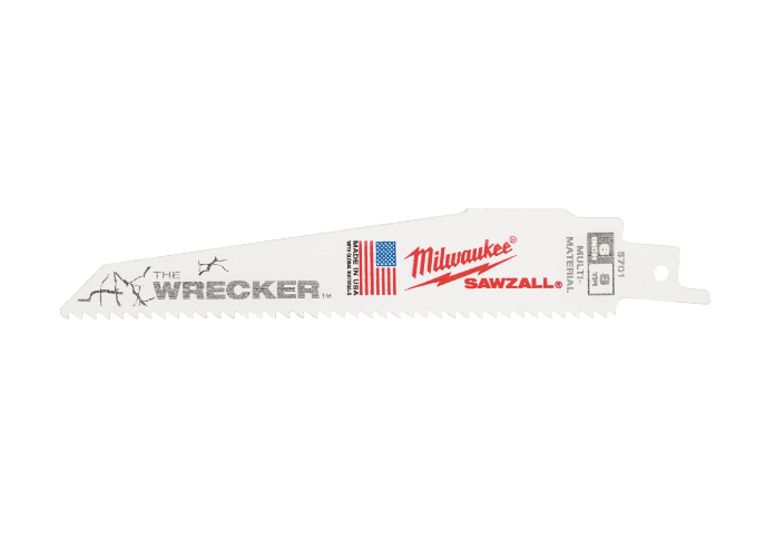 Milwaukee 48005701 150mm Multi Material Heavy Duty Wrecker Blades - 5 Pack