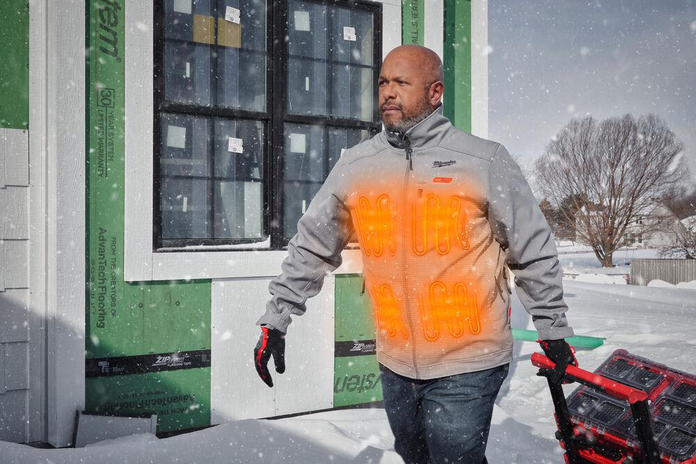 Milwaukee M12HJGREY5-0 M12 Heated Jacket - Various Sizes