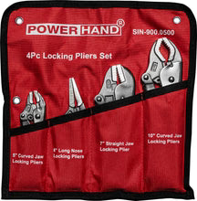 POWERHAND 4Pc Locking Pliers Set