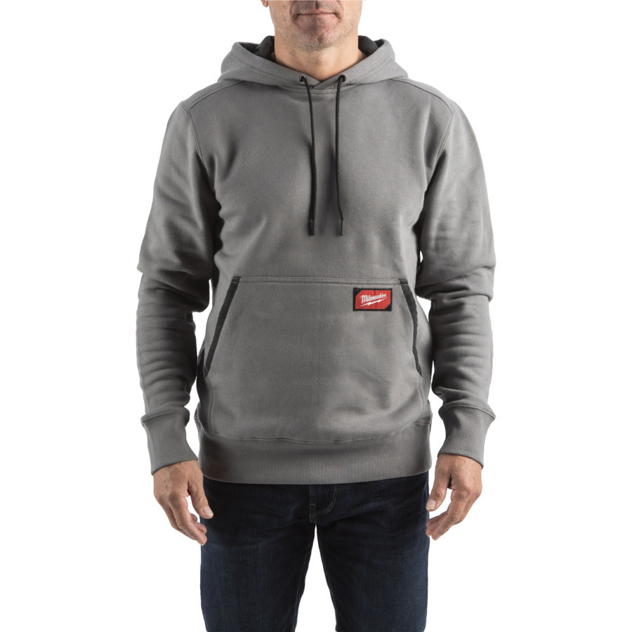 Milwaukee Midweight Hoodie Grey - Select Your Size