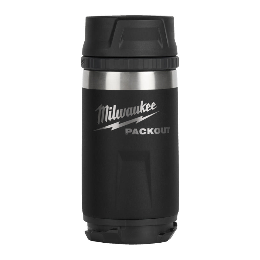 Milwaukee 4932498978 Black Packout Bottle With Sip Lid - 355ml