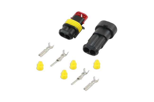 Laser 37227 Automotive Electric Supaseal Connector Kit 2 Pin 10pc