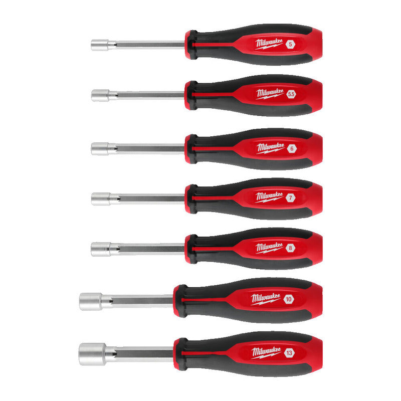 Milwaukee 4932479891 7pc Hollowcore Magnetic Nut Driver Set