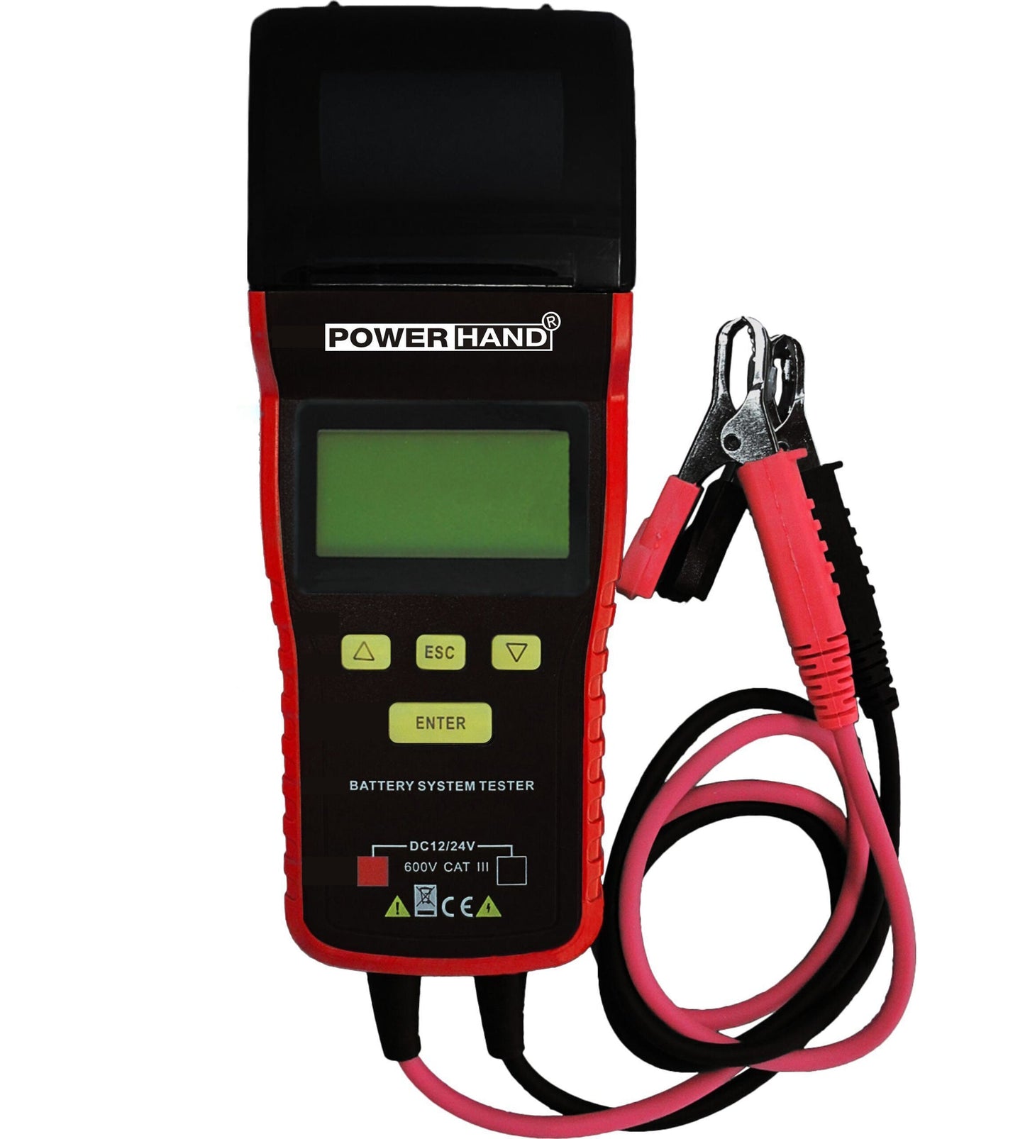 Powerhand SIN-400.0550 Battery Tester With Printer