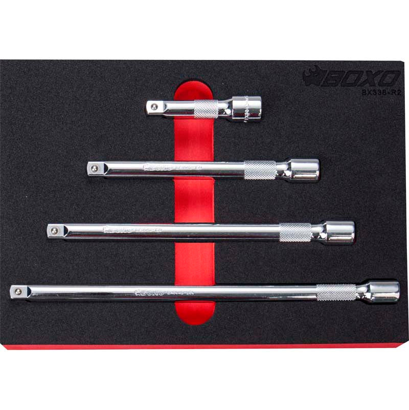 Boxo BX338-R2 3/8" Extension Set - 4 Piece