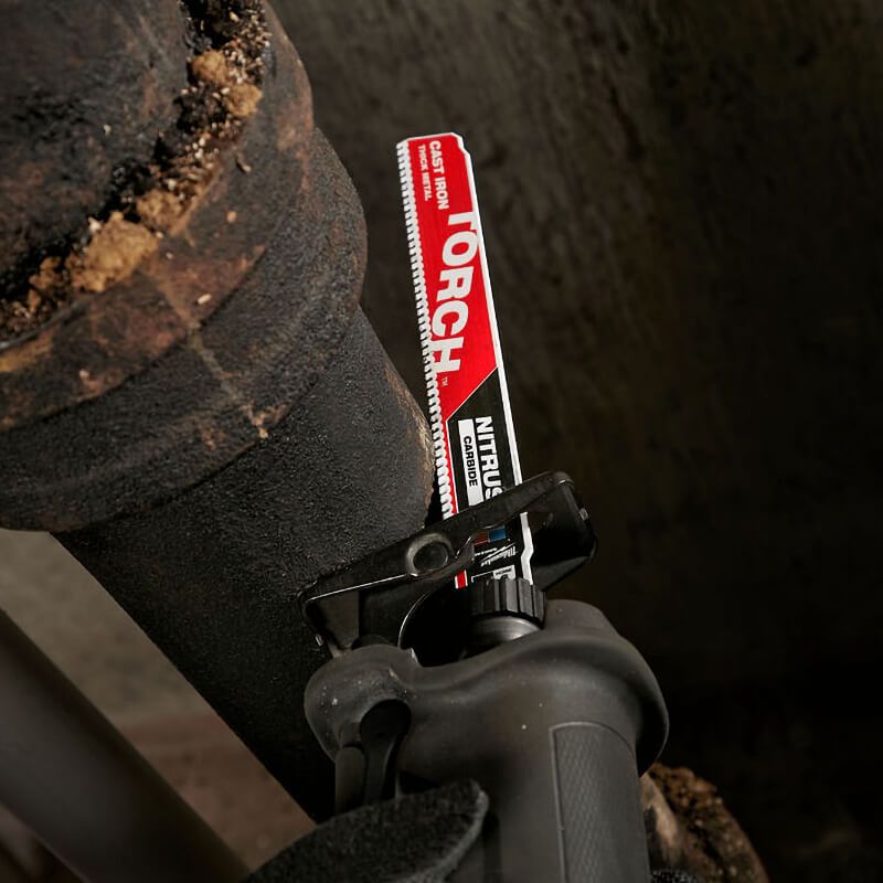 Milwaukee 230mm x 8tpi Metal TORCH Sawzall Blades with Nitrus Carbide