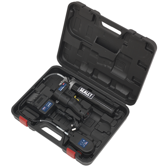 Sealey CPG18V Cordless Grease Gun Kit - With Battery & Charger