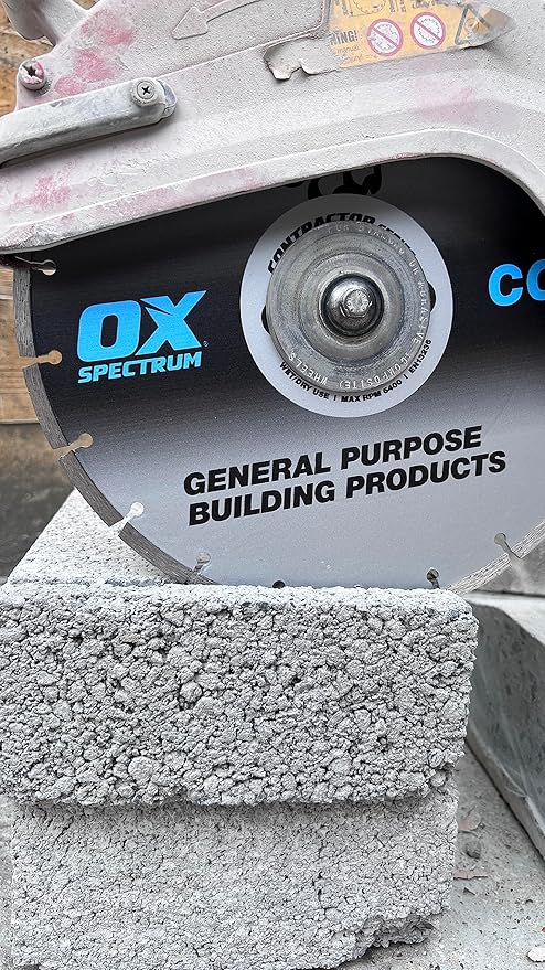 Ox Tools CG10-300/20 General Purpose Contractor Diamond Blade - 10 x 300 x 20mm