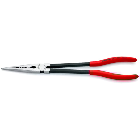 Knipex 28 71 280 Straight Long Reach Need Nose Pliers With Transverse Profiles - 280mm
