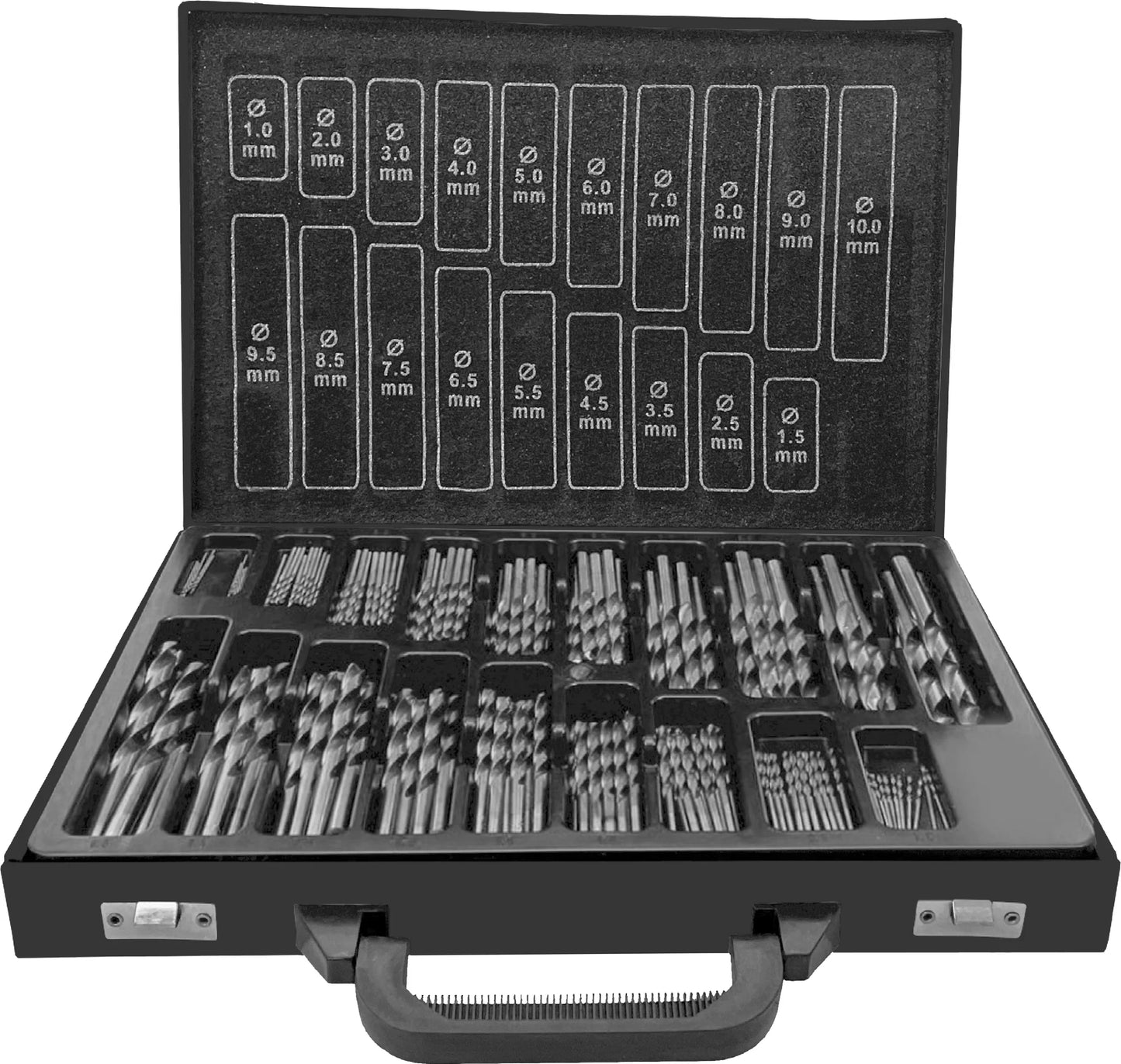 Powerhand SIN-450.0005 HSS Drill Bit Box Set - 170 Piece