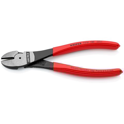 Knipex 74 01 180 High Leverage Diagonal Cutters - 180mm