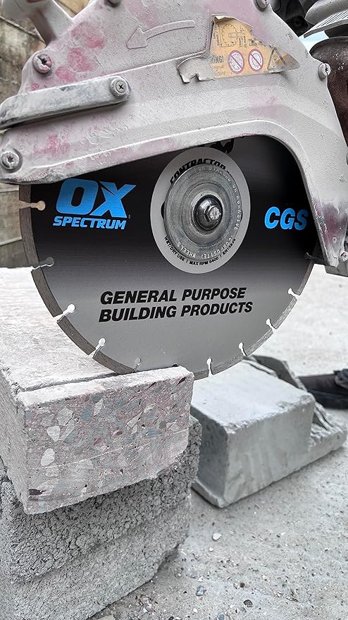 Ox Tools CG10-300/20 General Purpose Contractor Diamond Blade - 10 x 300 x 20mm