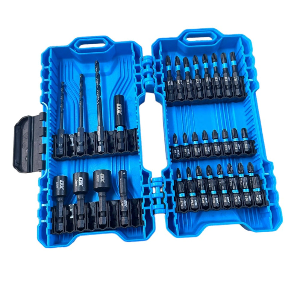 Ox Tools OX-P215540 Pro Impact Drill & Drive Accessory Set - 40 Piece