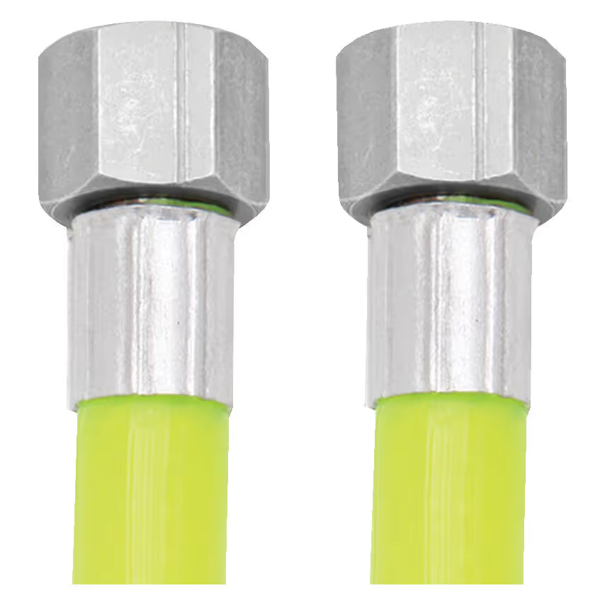 PCL HA2044HV Hi-Vis Hose Assembly 10mm i/d Hose With Rp 1/4 Swivel Ends - 10m