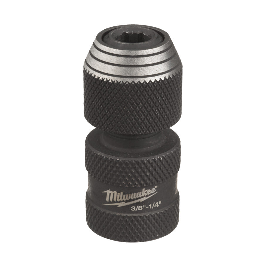 Milwaukee 4932493426 3/8" Square Anvil To 1/4" Hex Shockwave Adapter Socket