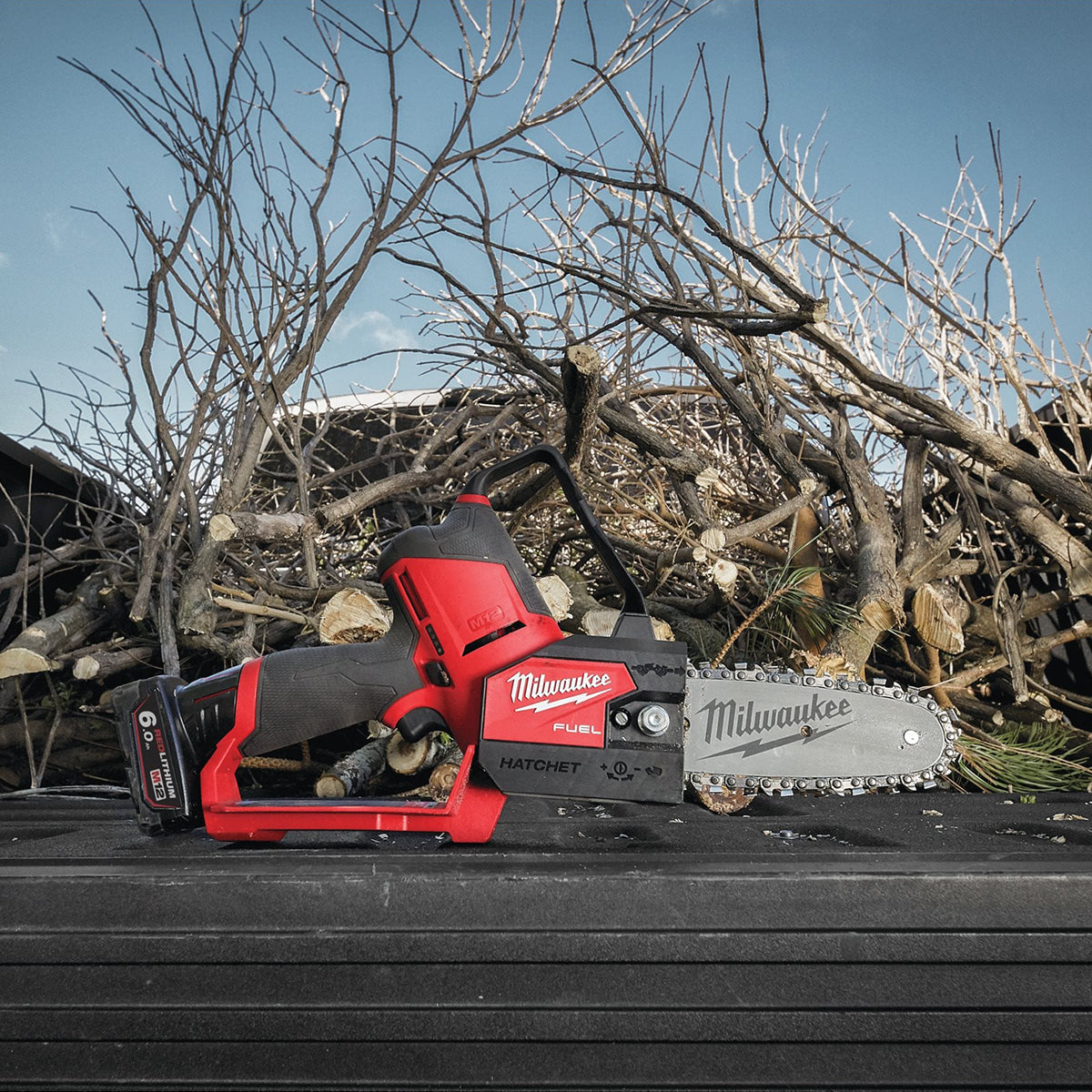 Milwaukee M12FHS-602X M12 FUEL HATCHET 15cm Pruning Saw FHS — Body Only
